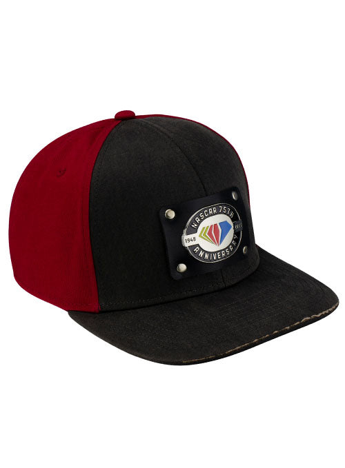 NASCAR 75th Anniversary Enamel Badge Hat