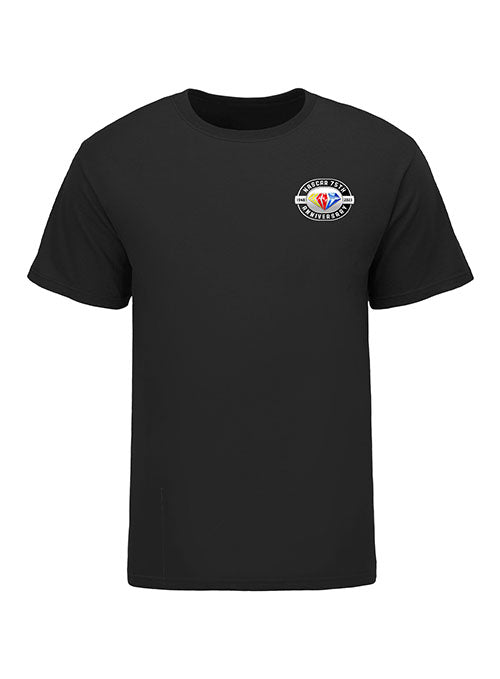 NASCAR 75th Anniversary Logo Drop T-Shirt - Black