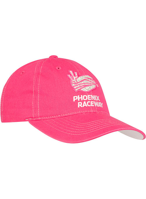 Ladies Phoenix Pink Shimmer Cotton Unstructured Hat