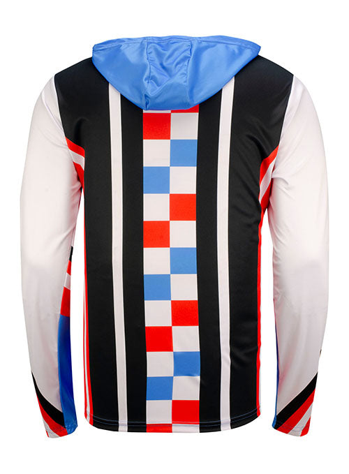 Watkins Glen Sublimated Hooded Long Sleeve T-Shirt