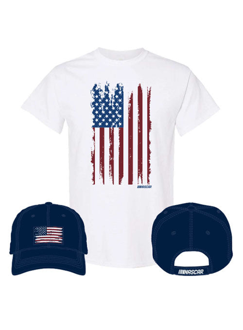  NASCAR Americana Hat/Tee Combo