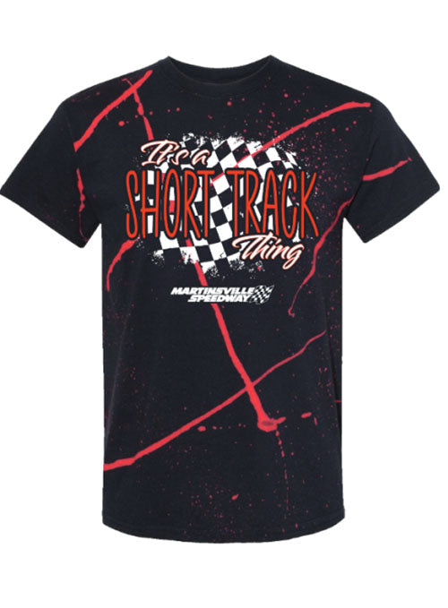  Ladies Short Track Splatter T-Shirt