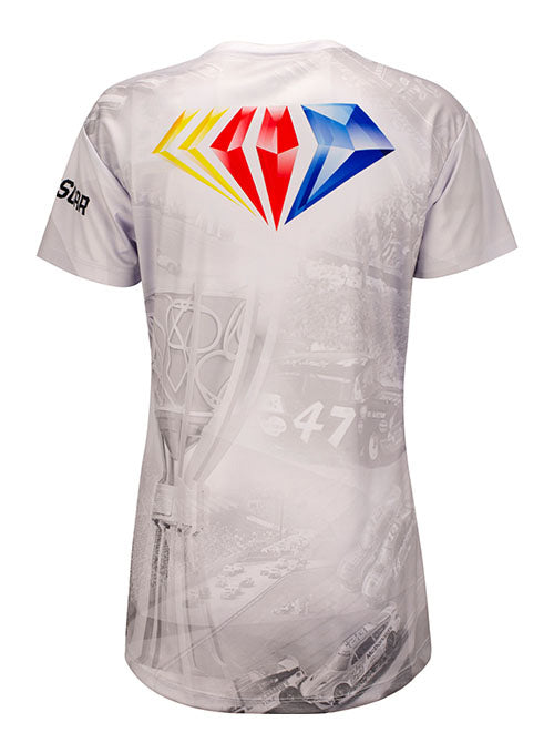  Ladies NASCAR 75th Anniversary Sublimated T-Shirt