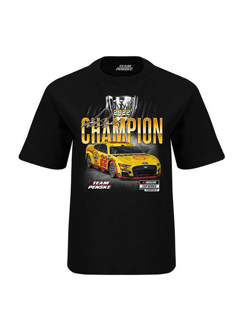  2022 Youth Joey Logano NASCAR Cup Series Championship T-Shirt