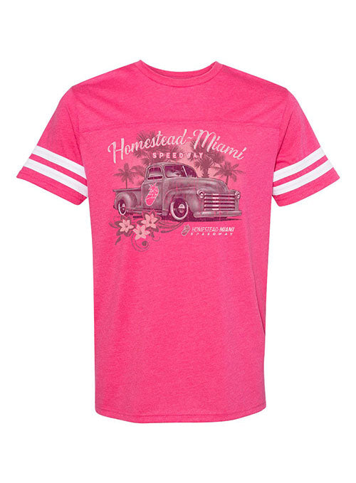  Ladies Homestead Retro Truck T-Shirt