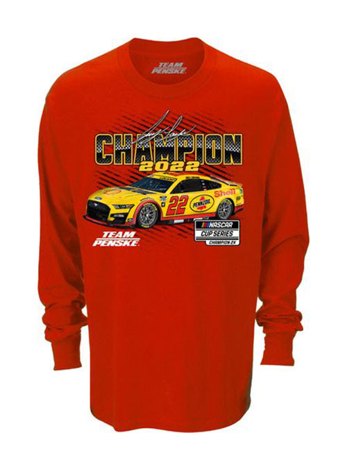  2022 Joey Logano NASCAR Cup Series Championship Long Sleeve T-Shirt