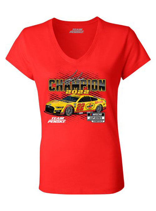  2022 Ladies Joey Logano NASCAR Cup Series Championship T-Shirt