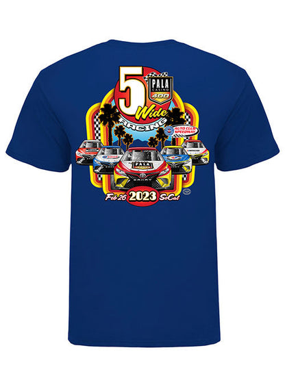  2023 Pala Casino 400 5-Wide Racing T-Shirt