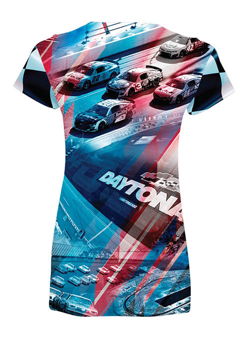  Ladies Daytona Sublimated V-Neck