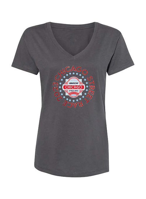  2023 Chicago Street Race Ladies V-Neck