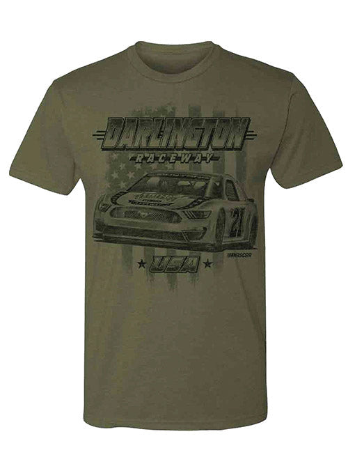  Darlington Raceway Flag &Car T-Shirt