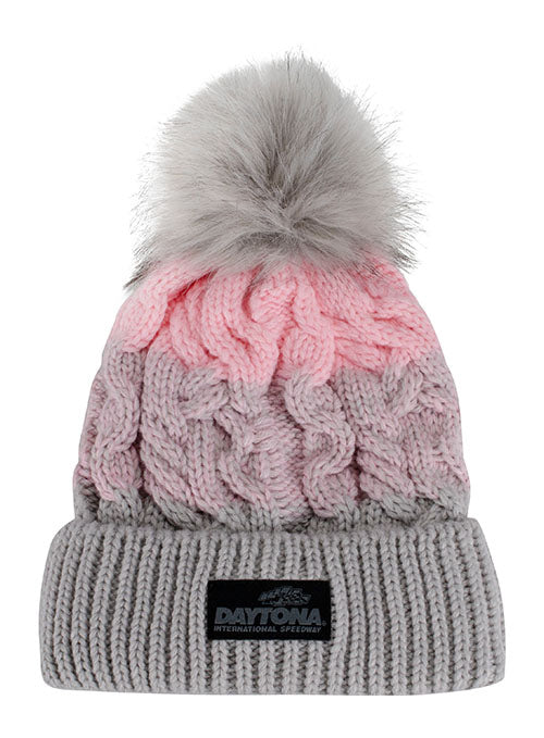  Ladies Daytona Knit Hat W/ Pom