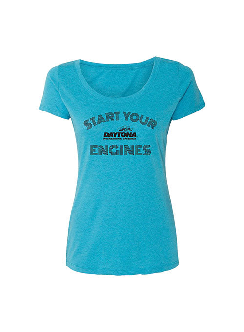  Ladies Daytona 'Start Your Engines' T-Shirt