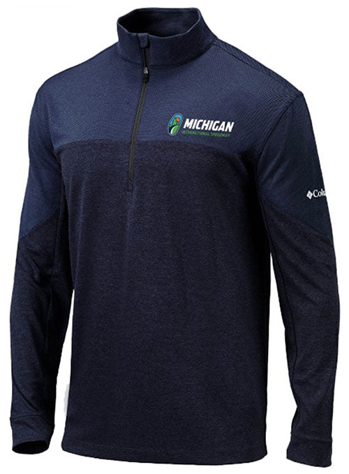  Michigan Columbia Home Course 1/4 Zip Jacket