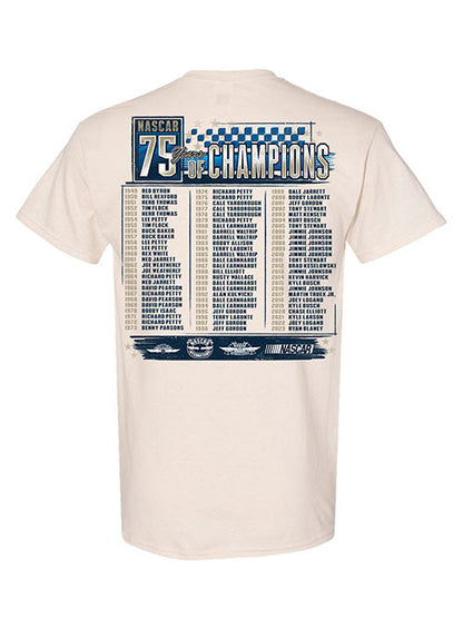  NASCAR 75 Years Of Champions T-Shirt