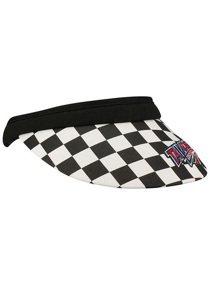  Ladies Talladega Checkered Clip On Visor