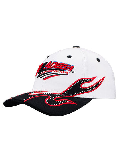 Ladies Talladega Rhinestone Flame Hat