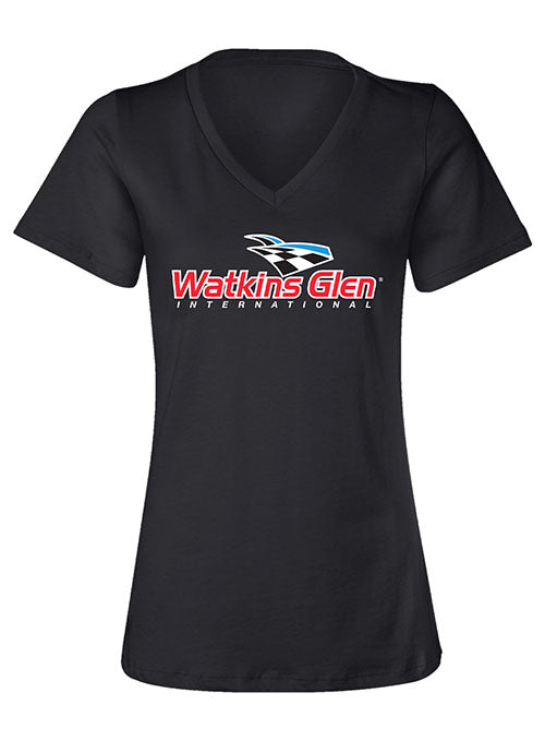  Ladies Watkins Glen Logo V-Neck
